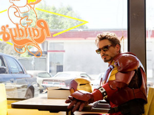 Iron Man 2 RDJ donut shop