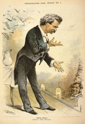 Writer and humorist, Mark Twain, wrote the novel The Gilded Age ...
