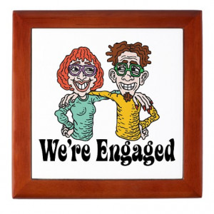 Engaged Gifts > Engaged Living Room > Funny Engagement Keepsake Box