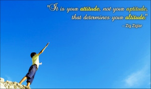 Altitude and Attitude Quotes