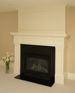 Crown Molding above Fireplace