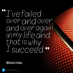 Michael Jordan #quote about success