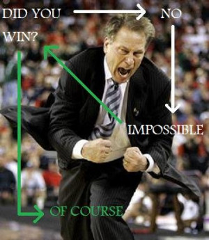 ... of Michigan State University men's basketball head coach, Tom Izzo