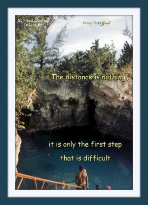 quote on photo of boy jumping off cliff