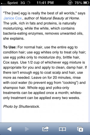Homemade Hair Treatments
