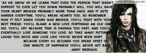 My fave quote by andy bvb:)