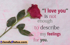 My feelings for you .....for someone special