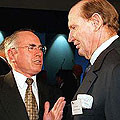 Kerry Packer and Prime Minister John Howard