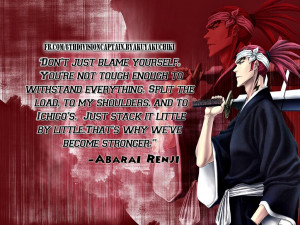 bleach quotes wallpaper renji abarai quotes by ishi bleach quotes