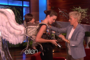 ... talk show, and yesterday she decided to give new mom Miranda Kerr an