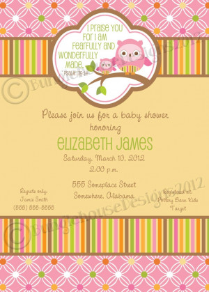 Baby Shower Invitation Bible Verses Pic #16