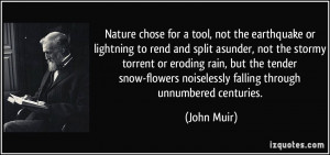 ... flowers noiselessly falling through unnumbered centuries. - John Muir