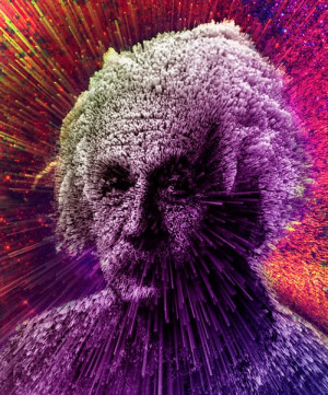 Albert Einstein. By Cosmiic http://cosmiic.tumblr.com/