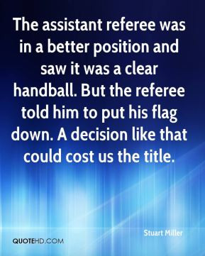 Referee Quotes