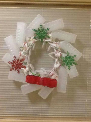 Nurses Christmas wreath