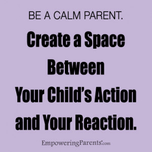 Create Space Between Action & Reaction