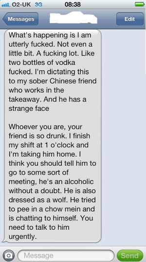 15 Hilarious Funny Drunk Texts