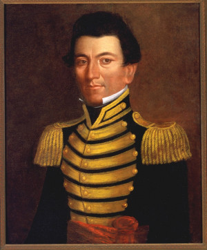 de Santa Anna, and fought in many battles of the Texas Revolution ...
