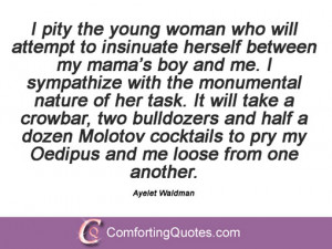 Ayelet Waldman Sayings