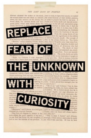 Curiosity quote via www.skillshare.com