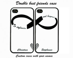 Infinity and beyond best friends iphone 4 case, infinity double iphone ...