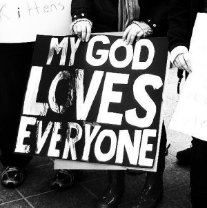 more than sayings: My God loves everyone