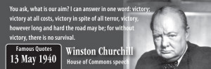 Famous Quotes Victory Winston Churchill C3i Ops Center - Famous ...