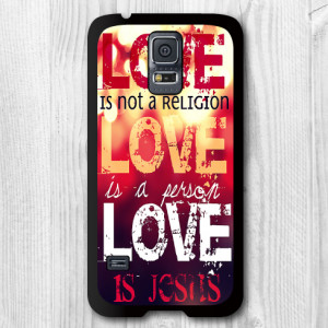 Love-Is-Jesus-Quote-Protective-Black-Hard-Cover-Case-For-Samsung ...