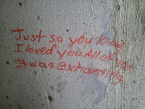 Just so you know I loved you. All of you. It was exhausting.
