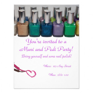 throw a manicure and pedicure party for you and your friends in style