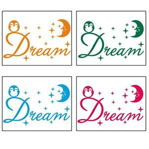 Removable-Vinyl-Owls-Moon-Stars-Dream-Wall-Quotes-Decal-For-Teen-Girls ...