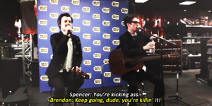 ... panic! at the disco brendon urie spencer smith panic at the disco