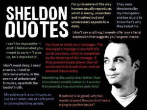 My daughter loves Sheldon Quotes... #CantStopSmiling