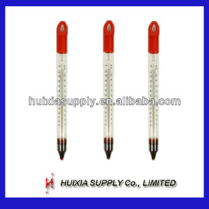 Precio barato de vidrio alcohol termómetro flotante para el vino y ...