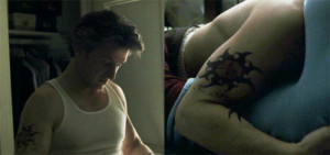 Sean Penn Cross Tattoo Mystic River