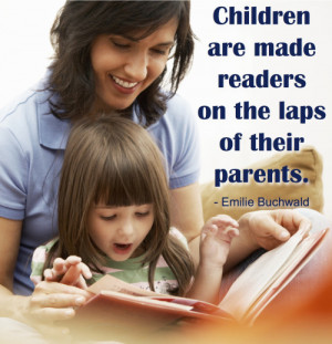 children-are-made-readers in the laps of their parents