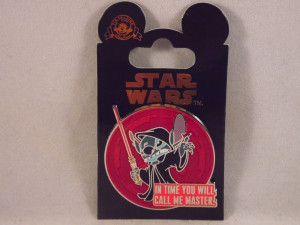 Disney Pin WDW - Star Wars Quotes - Stitch As Emperor Palpatine