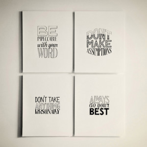 THE FOUR AGREEMENTS