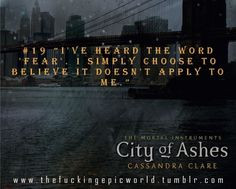 Showing Gallery For City of Ashes Quotes