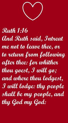 Items similar to Ruth 1:16 8x10 on Etsy