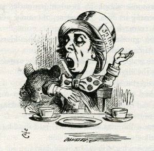... of The Mad Hatter from Alice and Wonderland, Lewis Carroll