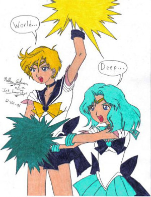 Attackof Sailor Uranus & Sailor Neptune