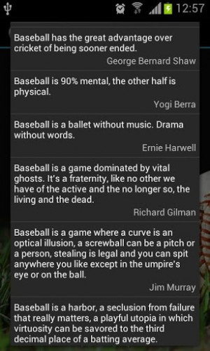 Baseball Quotes Screenshot 4