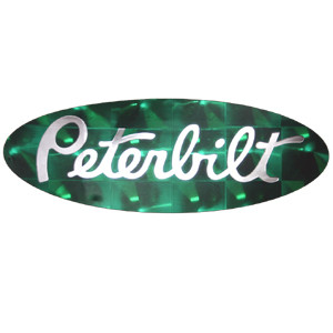 Green Peterbilt Emblem Decal