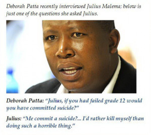 Julius ‘Douche-bag’ Malema