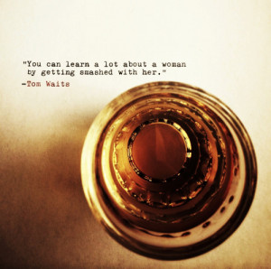... drinking shots feels typewriter whiskey misanthropy bourbon tom waits