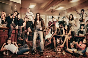 The original UK cast for the original series in the UK.