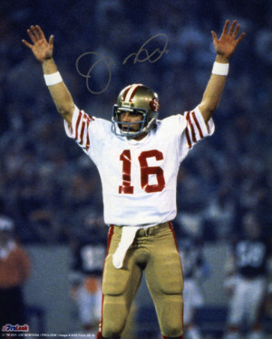 Joe Montana San Francisco 49ers Super Bowl XIX 8x10 Autographed Photo