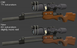 TF2 Sniper Rifle wood changes by Elbagast