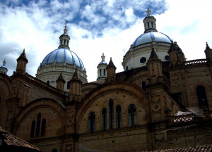 ... gothic architecture in Cuenca, Ecuador. Photo by Theodore Scott